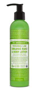 Dr. Bronner Hand- & Bodylotion Patchouli Limoen 240ML Dr. Bronner Hand- & Bodylotion Patchouli Limoen 240ML
