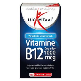 Lucovitaal Vitamine B12 1000mcg 180 Kauwtabletten 180TB Lucovitaal Vitamine B12 1000mcg 180 Kauwtabletten 180TB