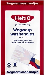 HeltiQ Wegwerpwashandjes 20ST HeltiQ Wegwerpwashandjes 20ST