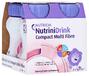 Nutricia NutriniDrink Compact Multi Fibre Aardbei 4-pack 125ML