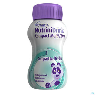 Nutricia NutriniDrink Compact Multi Fibre Neutraal 4-pack 125ML