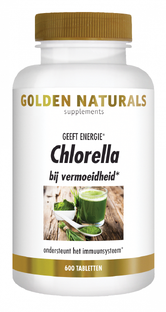 Golden Naturals Chlorella Tabletten 600TB Golden Naturals Chlorella Tabletten 600TB