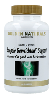 Golden Naturals Soepele Gewrichten Support Tabletten 60TB Golden Naturals Soepele Gewrichten Support Tabletten 60TB