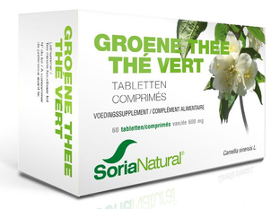 Soria Natural Groene Thee 600mg Tabletten 60TB Soria Natural Groene Thee 600mg Tabletten 60TB