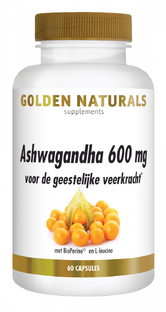 Golden Naturals Ashwagandha Capsules 60CP Golden Naturals Ashwagandha Capsules 60CP