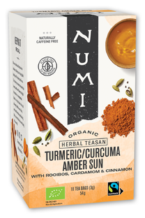 Numi Thee Turmeric Amber Sun Biologisch 12ST Numi Thee Turmeric Amber Sun Biologisch 12ST