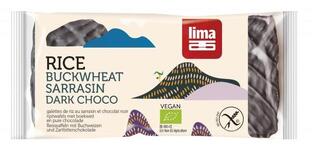 Lima Rijstwafels Boekweit Pure Chocolade 90GR