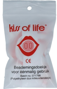 Kiss Of Life Beademingsdoek 1ST Kiss Of Life Beademingsdoek 1ST