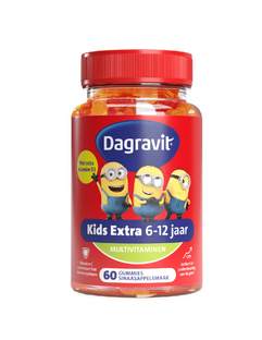 Dagravit Kids Xtra VitaMinions Multivitaminen Gummies 60ST Dagravit Kids Xtra VitaMinions Multivitaminen Gummies 60ST
