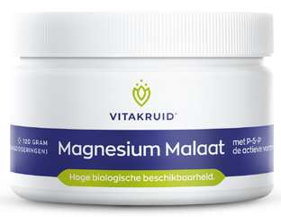 Vitakruid Magnesium Malaat Poeder 120GR