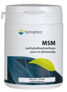 Springfield MSM Liqnisul 1000mg 120CP Springfield MSM Liqnisul 1000mg 120CP