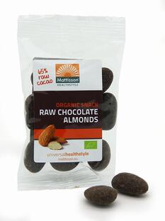 Mattisson HealthStyle Snack Raw Chocolate Almonds 35GR