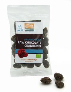Mattisson HealthStyle Biologisch Snack Raw Chocolate Cranberry 35GR