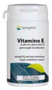 Springfield Vitamine E 400iu 90SG Springfield Vitamine E 400iu 90SG