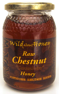 Wild About Honey Rauwe Kastanje Honing 500GR Wild About Honey Rauwe Kastanje Honing 500GR