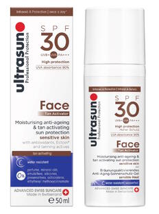 Ultrasun Face Tan Activator SPF30 50ML