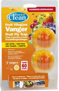 Doctor Clean Fruitvliegjes Vanger Duo 2ST