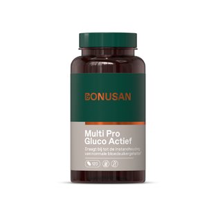 Bonusan Multi Pro Gluco Actief Tabletten 120TB Bonusan Multi Pro Gluco Actief Tabletten 120TB