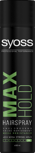 Syoss Max Hold Hairspray 400ML Syoss Max Hold Hairspray 400ML