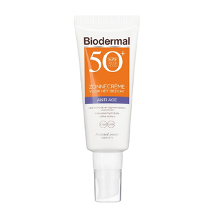 Biodermal Anti Age Zonnecrème Gezicht SPF50+ 40ML Biodermal Anti Age Zonnecrème Gezicht SPF50+ 40ML