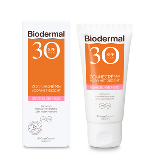 Biodermal Gevoelige Huid Zonnecrème Gezicht SPF30 50ML 