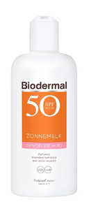 Biodermal Gevoelige Huid Zonnemelk - Zonnebrand met SPF50 200ML Biodermal Gevoelige Huid Zonnemelk - Zonnebrand met SPF50 200ML