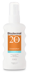 De Online Drogist Biodermal Hydraplus Zonnespray SPF20 175ML aanbieding