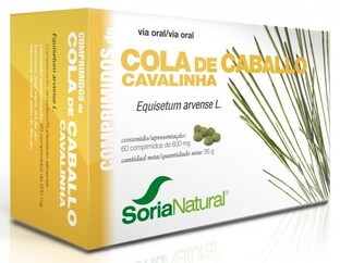 Soria Natural Cola De Caballo Cavalinha Tabletten 60TB Soria Natural Cola De Caballo Cavalinha Tabletten 60TB
