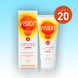 Vision Everyday Day Sun Protect SPF20 180ML Sfeerfoto verpakking plus tube Vision Everyday Day Sun Protect SPF20 180ML Sfeerfoto verpakking plus tube