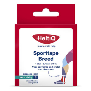 HeltiQ Sporttape Breed 3.75 x 1ST HeltiQ Sporttape Breed 3.75 x 1ST