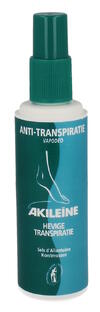 Akileine Voeten Anti-Transpiratie Spray Hevige Transpiratie 100ML