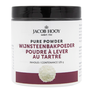 Jacob Hooy Pure Powder Wijnsteenbakpoeder 125GR