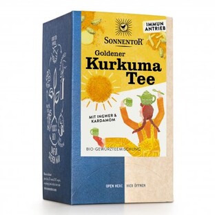 Sonnentor Thee Kurkuma Goud 18ST Sonnentor Thee Kurkuma Goud 18ST