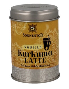 Sonnentor Kurkuma Latte Vanille 60GR Sonnentor Kurkuma Latte Vanille 60GR