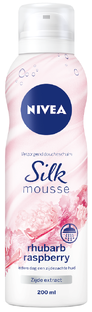 Nivea Silk Mousse Rhubarb Raspberry 200ML