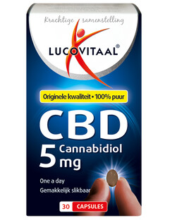 Lucovitaal CBD Cannabidiol 5mg Capsules 30CP Lucovitaal CBD Cannabidiol 5mg Capsules 30CP