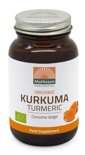 Mattisson HealthStyle Organic Kurkuma Turmeric Capsules 120CP Mattisson HealthStyle Organic Kurkuma Turmeric Capsules 120CP