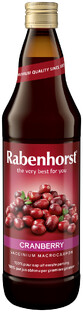 Rabenhorst Cranberrysap 750ML Rabenhorst Cranberrysap 750ML