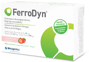 Metagenics Ferrodyn Kauwtabletten 84KTB Metagenics Ferrodyn Kauwtabletten 84KTB