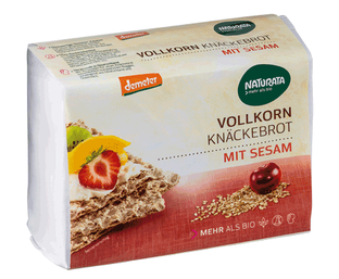 Naturata Knäckebröd Sesam Biologisch 250GR Naturata Knäckebröd Sesam Biologisch 250GR