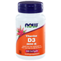 NOW Vitamine D3 2000 IE Softgels 240SG