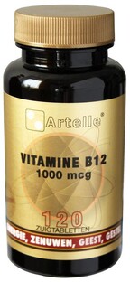 Artelle Vitamine B12 1000mcg Zuigtabletten 120TB Artelle Vitamine B12 1000mcg Zuigtabletten 120TB