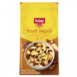 Schar Fruit Muesli Glutenvrij 375GR Schar Fruit Muesli Glutenvrij 375GR