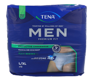 TENA Men Premium Fit Pants Level 4 L 10ST TENA Men Premium Fit Pants Level 4 L 10ST