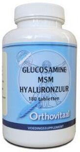 Orthovitaal Glucosamine MSM Hyaluronzuur Tabletten 180TB