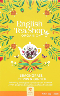 English Tea Shop Lemongrass Ginger Citrus 20ZK English Tea Shop Lemongrass Ginger Citrus 20ZK