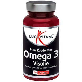 Lucovitaal Puur Omega 3 Koudwater Visolie Capsules 50CP Lucovitaal Puur Omega 3 Koudwater Visolie Capsules 50CP