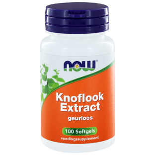 NOW Knoflook Extract Softgels 100ST NOW Knoflook Extract Softgels 100ST