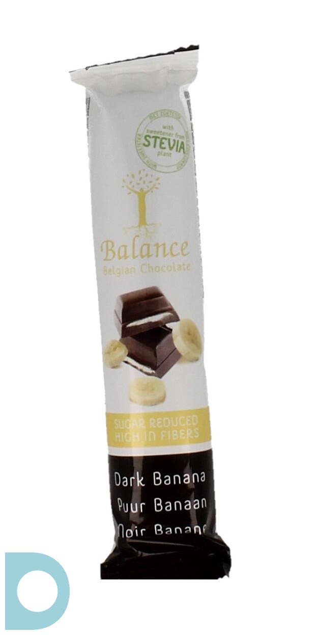 uitroepen Echt parfum Balance Chocolade Reep Stevia Puur Banaan