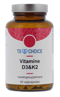 TS Choice Vitamine D3/K2 Capsules 60CP TS Choice Vitamine D3/K2 Capsules 60CP